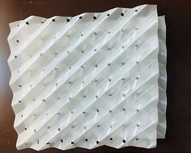 轻量化塑料规整填料降低塔体承重波纹填料