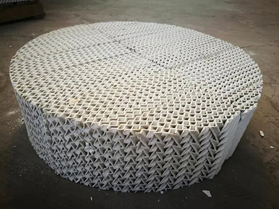 陶瓷波纹填料在太阳能材料与光伏行业中的专用应用