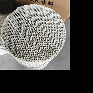 石油化工真空塔陶瓷规整波纹填料350X 高效传质
