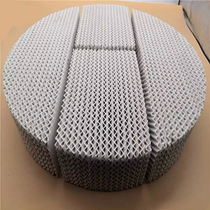 食品轻工干燥塔陶瓷规整波纹填料125Y 卫生级材质