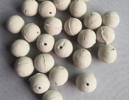 化工填料开孔瓷球 脱硫塔分馏塔通用多孔瓷球