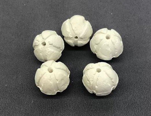 填料替换专用多孔开孔瓷球 老旧化工塔改造升级开孔瓷球
