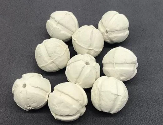致密多孔填料瓷球 高抗压加氢装置开孔惰性瓷球