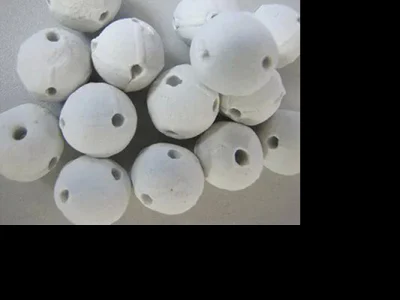 通用型多孔开孔瓷球 常规石化塔器替换实心瓷球填料