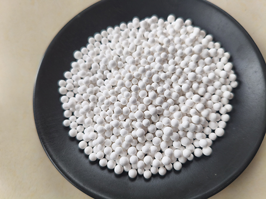 高孔隙活性氧化铝吸附球 大流量空压机高风量低阻力干燥填料