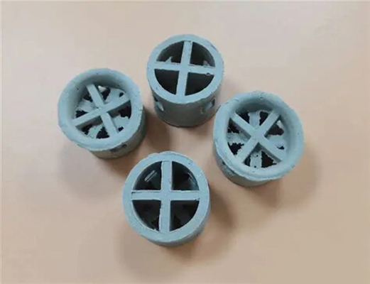 陶瓷阶梯环 源头工厂可定制尺寸耐酸陶瓷阶梯环填料