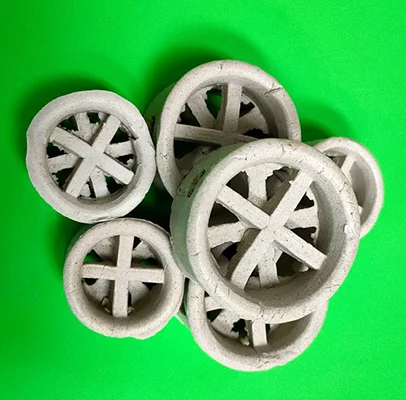 耐温陶瓷阶梯环 200℃高温干燥塔瓷质阶梯环填料