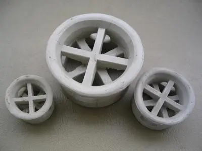 高温防腐陶瓷阶梯环 Φ38mm硫酸干燥塔专用阶梯环填料