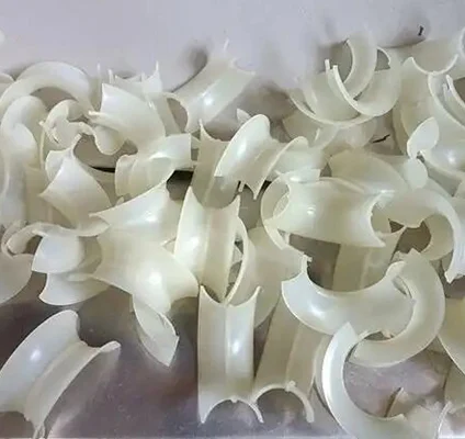 PVC塑料矩鞍环酸雾净化塔散堆填料