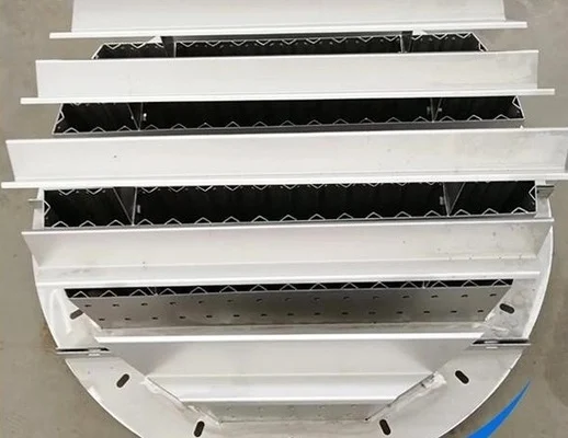 天然气净化脱硫填料塔中槽盘式液体分布器的工程设计与应用实物图